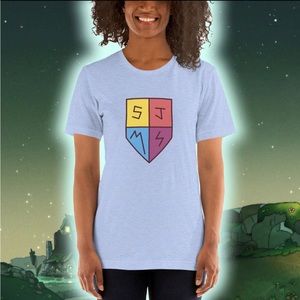 Amphibia Anne Boonchuy Cosplay Light Blue SJMS T Shirt Tee Short Sleeve tshirt s